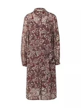 Рубашка-платье Part Two Linea, темно коричневый