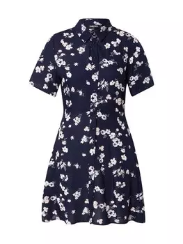 Рубашка-платье PIECES Mina, военно-морской