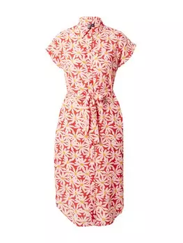 Рубашка-платье Pieces Nya, неоновый оранжевый