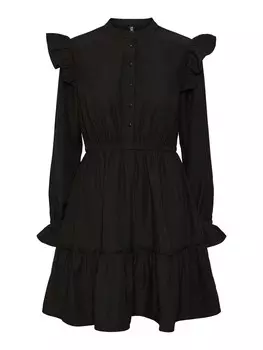 Рубашка-платье PIECES SIRASI, черный