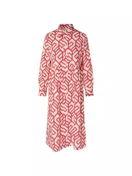 Рубашка-платье Seidensticker Schwarze Rose, бежевый/розовый