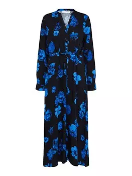 Рубашка-платье Selected Katrina, черный