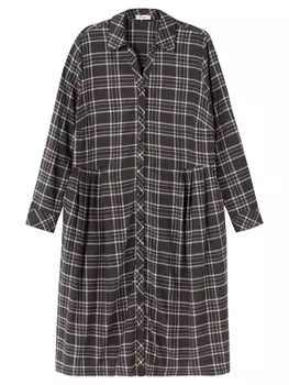 Рубашка-платье Sheego, антрацит