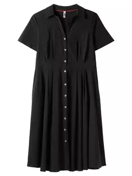 Рубашка-платье Sheego, черный