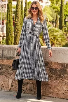 Рубашка-платье Sosandar, черный