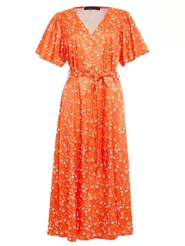 Рубашка-платье Threadbare Fruit, апельсин