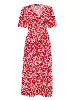 Рубашка-платье Threadbare Fruit, красный