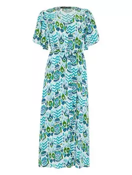 Рубашка-платье Threadbare Fruit, небесно-голубой/голубой