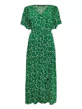 Рубашка-платье Threadbare Fruit, трава зеленая