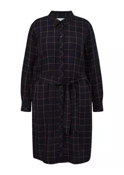 Рубашка-платье Triangle, темно-синий