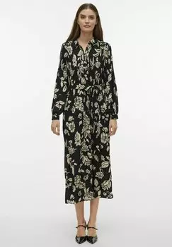 Рубашка-платье Vero Moda, антрацит