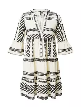 Рубашка-платье VERO MODA DICTHE, бежевый