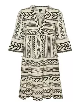 Рубашка-платье VERO MODA Dicthe, крем