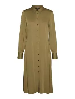 Рубашка-платье Vero Moda, оливковый
