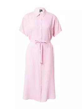 Рубашка-платье Vero Moda, розовый