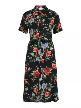 Рубашка-платье Vila Eva, черный