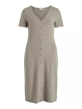 Рубашка-платье VILA Felia, серый