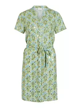 Рубашка-платье VILA ZINO, бежевый