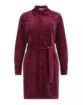 Рубашка-платье We Fashion, темно-красный
