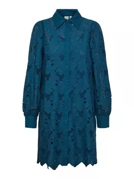 Рубашка-платье Y.A.S TEALA, морской синий