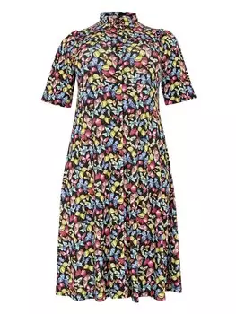 Рубашка-платье Yoek, разноцветный