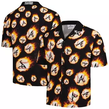 Рубашка PLEASURES Atlanta Braves, черный