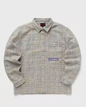 Рубашка Pleasures Periodic Work Shirt, серый