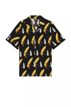 Рубашка Pleasures Rings Button Down, черный