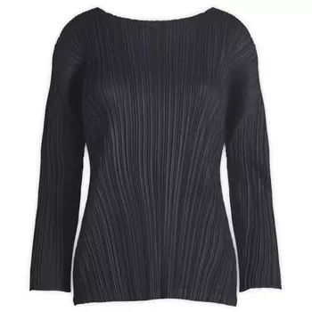 Рубашка Pleats Please Issey Miyake, черный