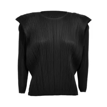 Рубашка Pleats Please Issey Miyake MC September Shirt Black, черный