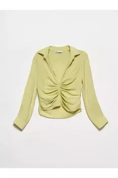 Рубашка Плиссе-мятный Dilvin, зеленый