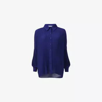 Рубашка плиссированная Leem, фиолетовый