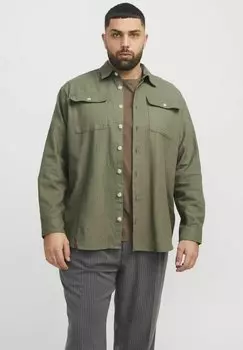 Рубашка PLUS SIZE COMFORT FIT Jack & Jones, темно-зеленый