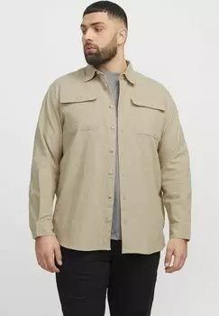 Рубашка PLUS SIZE COMFORT FIT Jack & Jones, бежевый