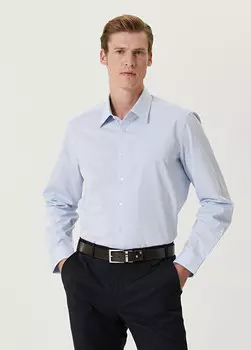 Рубашка по индивидуальному заказу Beymen Bes, синий