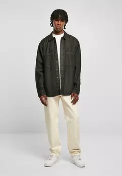 Рубашка POCKET Urban Classics, черный