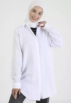 Рубашка Point Collar Refka Modanisa, белый