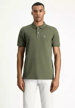 Рубашка поло 2-BUTTON REGULAR CUT STIFF COLLAR Kigili, хаки