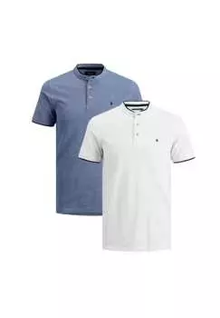 Рубашка поло 2 шт. paulos mao Jack & Jones, мультиколор