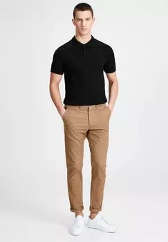 Рубашка-поло 3 PACK Jack & Jones, цвет black/black/white