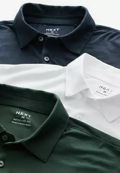 Рубашка поло 3 PACK Next, синий