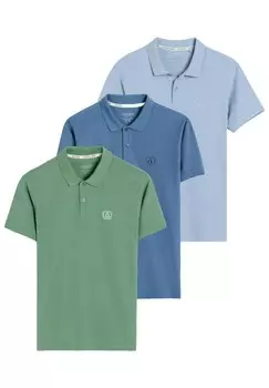 Рубашка поло 3 PACK Ombre, синий