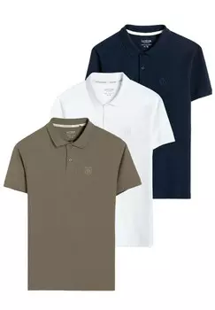 Рубашка поло 3 PACK Ombre, зеленый