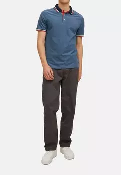 Рубашка поло 3ER PACK Jack & Jones, цвет Denim Blue