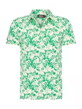Рубашка поло 4funkyflavours Shirt One Night Pleaser, цвет green/off white