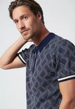 Рубашка поло 4funkyflavours, темно-синий