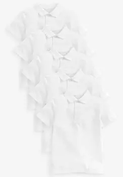 Рубашка-поло 5 PACK Next, цвет white