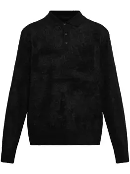 Рубашка поло Абель AllSaints, черный