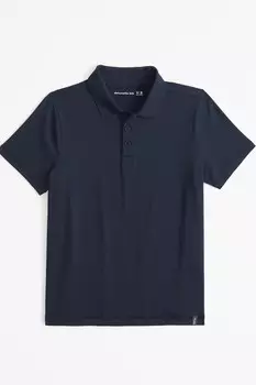 Рубашка поло Abercrombie & Fitch, синий
