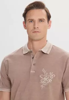 Рубашка поло AC&CO / ALTINYILDIZ CLASSICS, бежевый